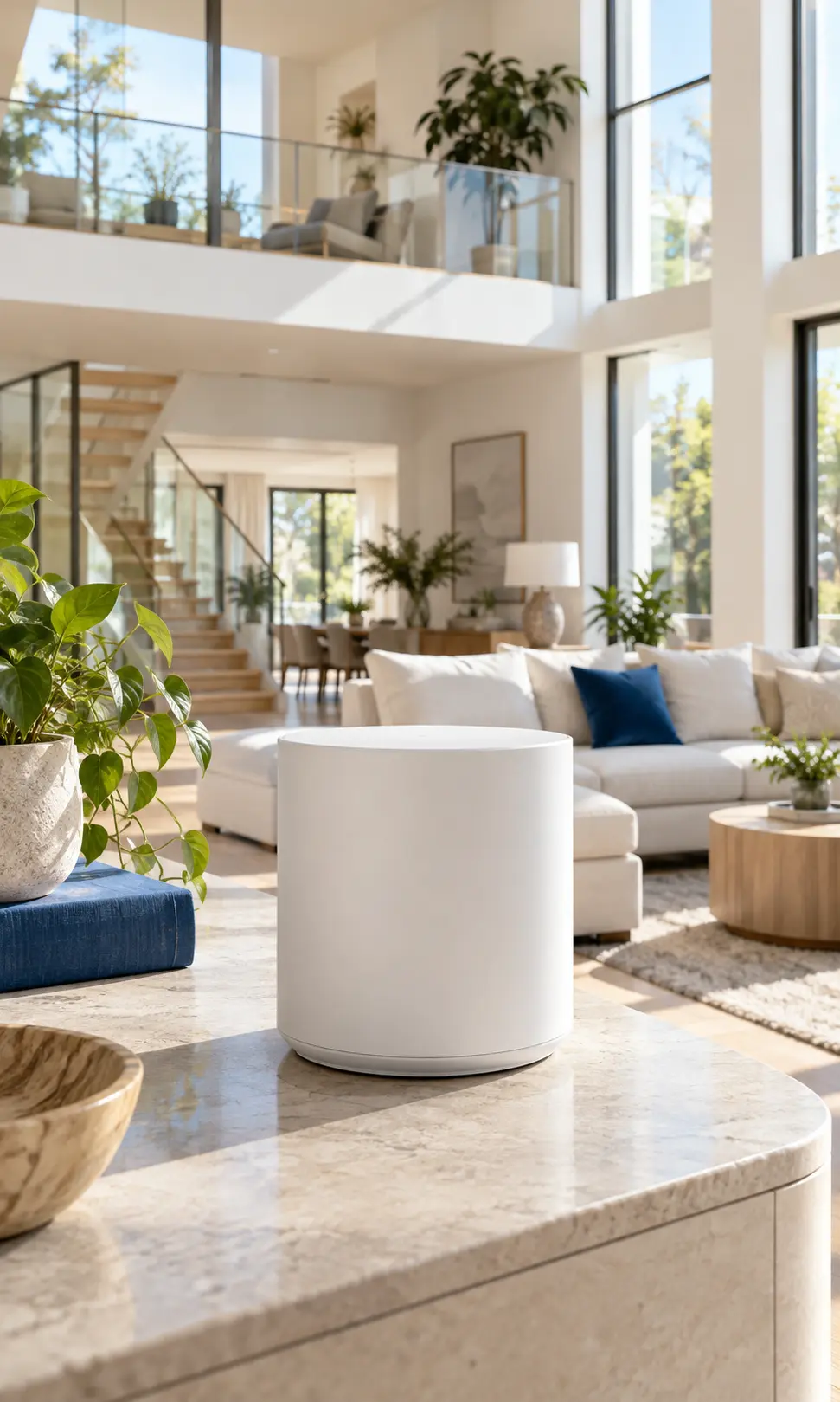 Illustrative network hardware and connected-home photography